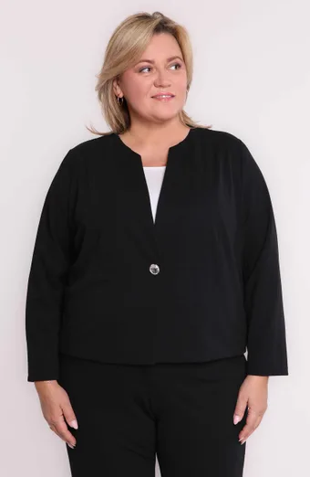 Elegancki chabrowy żakiet