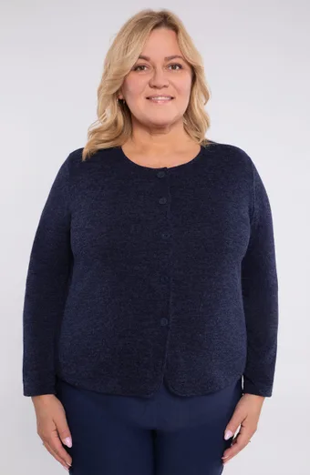 Jasnofioletowy sweter