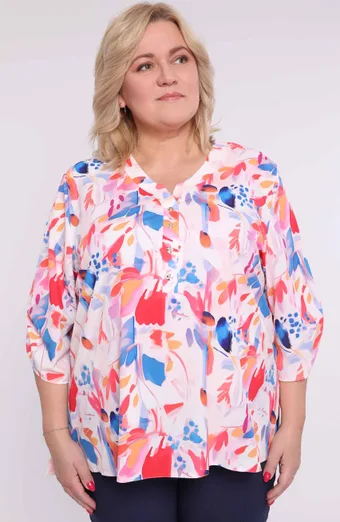 Bluzka zielony wzór