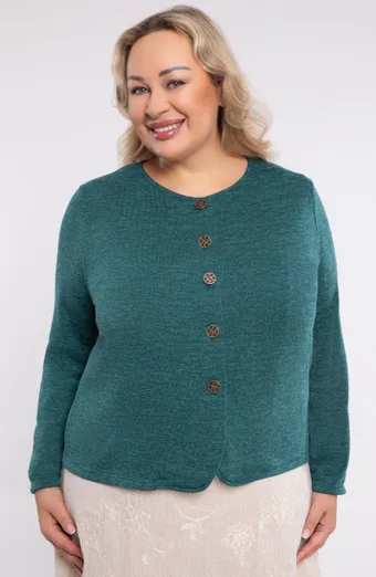Granatowy sweter