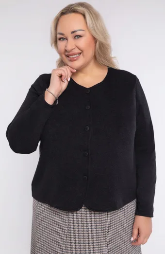 Ciemnozielony sweter